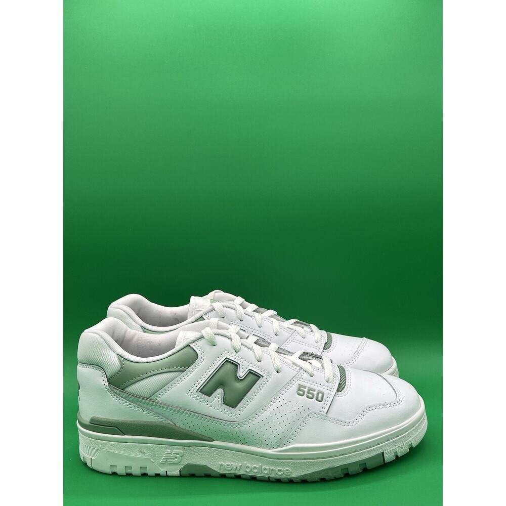 New Balance 550 “White Mint Green” Size 12 OG Box White Leather (BB550FS1)